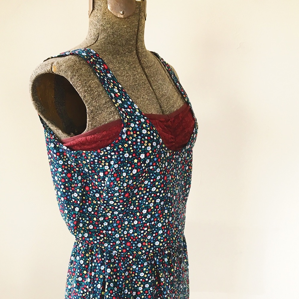 GAP Factory Floral Drawstring Dress